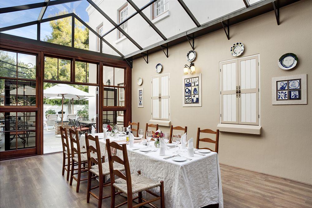 Coopmanhuijs Boutique Hotel&Spa Stellenbosch Restaurant foto